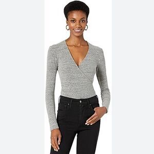 Madewelll V-Neck Wrap Bodysuit